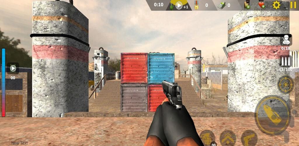 بازی تفنگی کانتر استریک - Gameplay image of android game