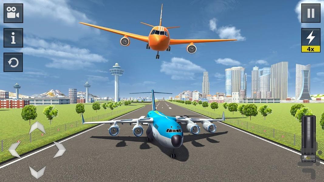 بازی شبیه سازی پرواز |خلبان هواپیما - Gameplay image of android game