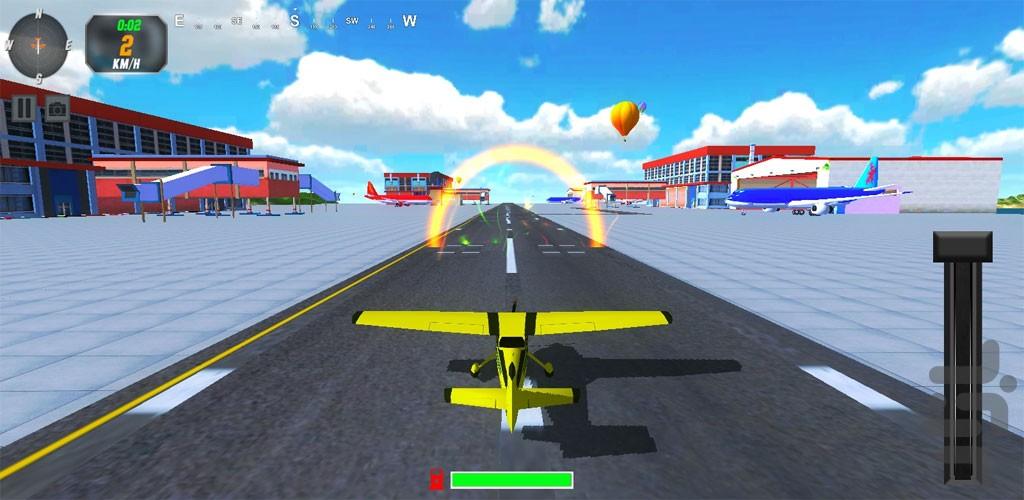 بازی شبیه سازی پرواز  |خلبان هواپیما - عکس بازی موبایلی اندروید