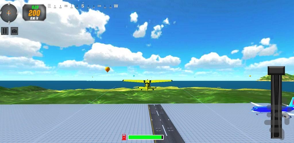 بازی شبیه سازی پرواز |خلبان هواپیما - Gameplay image of android game