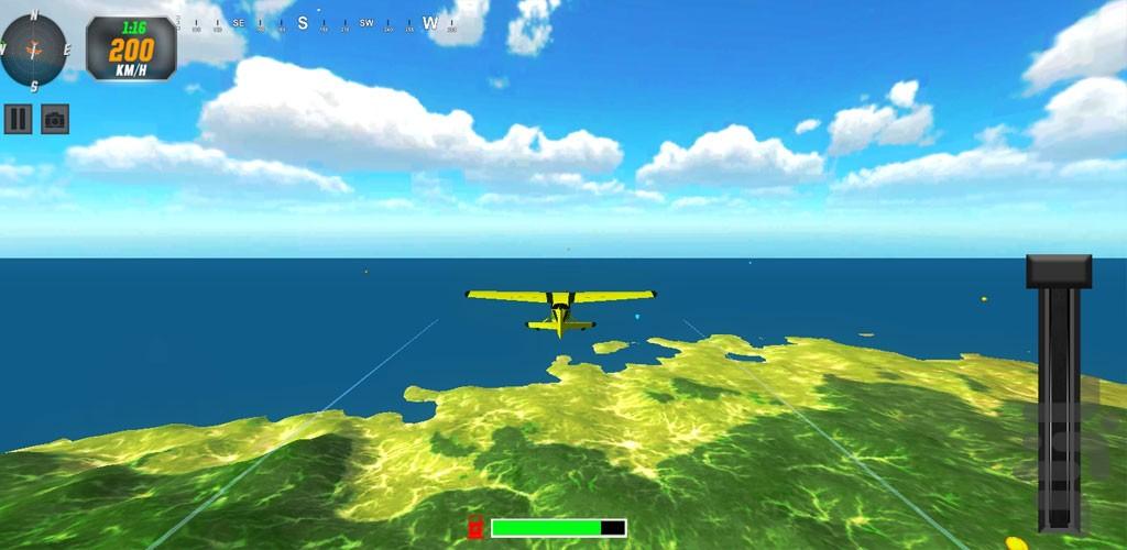 بازی شبیه سازی پرواز |خلبان هواپیما - Gameplay image of android game