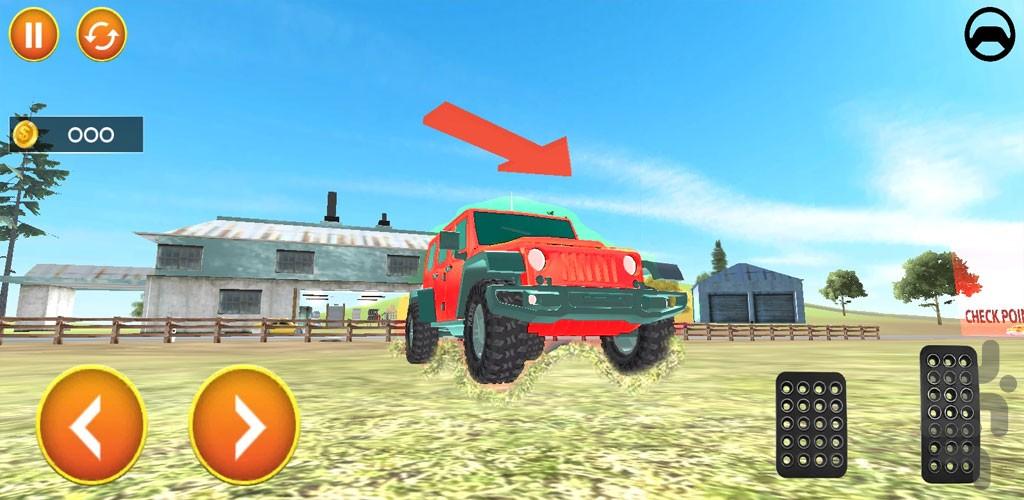 بازی جدید جیپ افرودی - Gameplay image of android game