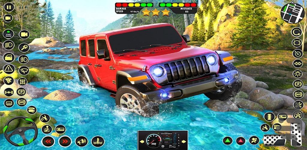بازی جیپ افرودی - Gameplay image of android game