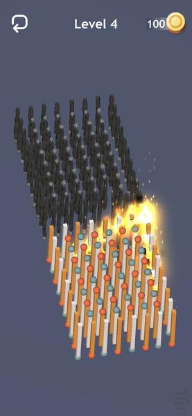 بازی کبریت - Gameplay image of android game