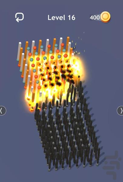 بازی کبریت - Gameplay image of android game