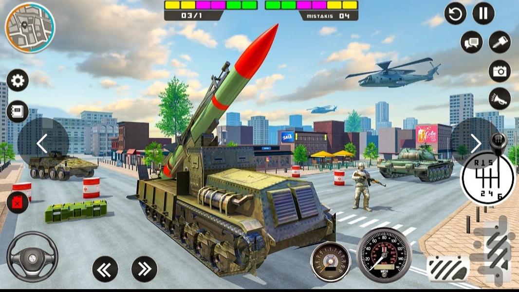 بازی لانچر موشکی - Gameplay image of android game