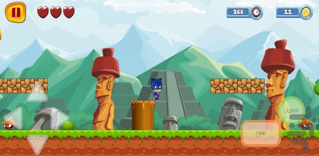 بازی دخترانه گروه شب نقاب - Gameplay image of android game