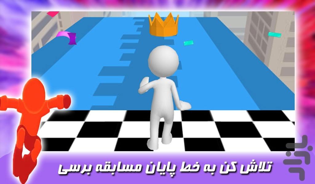 بازی آدمک های پارکور کار - Gameplay image of android game