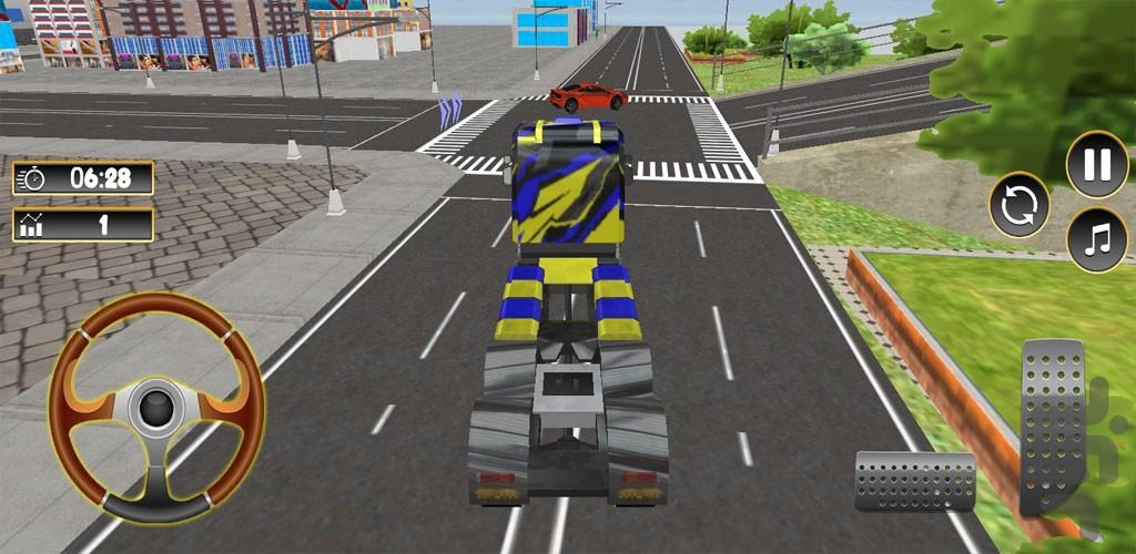 بازی رانندگی با ماشین سنگین - Gameplay image of android game