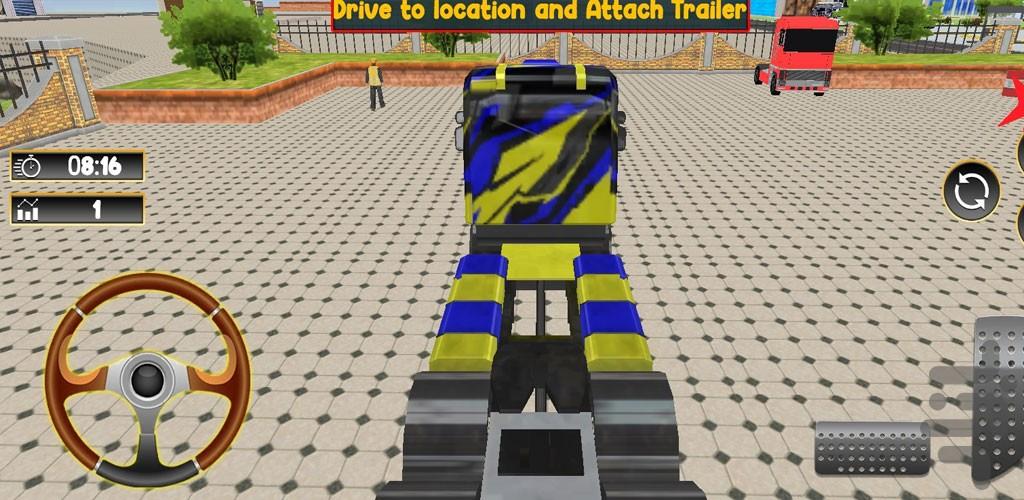 بازی رانندگی با ماشین سنگین - Gameplay image of android game