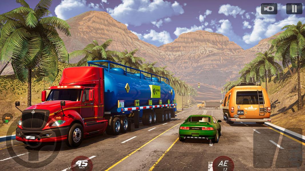 بازی رانندگی با ماشین سنگین - Gameplay image of android game