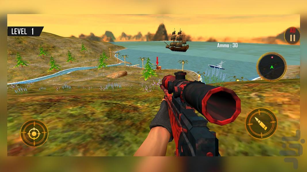 بازی شکارچی حیوانات - Gameplay image of android game
