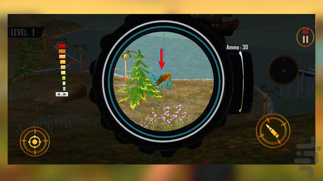 بازی شکارچی حیوانات - Gameplay image of android game