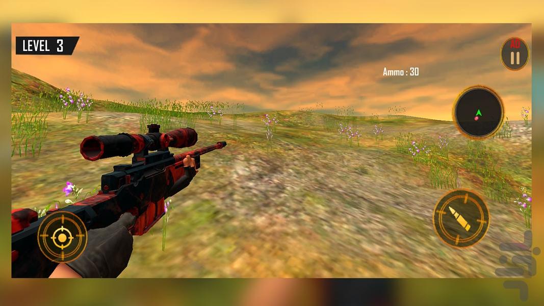 بازی شکارچی حیوانات - Gameplay image of android game