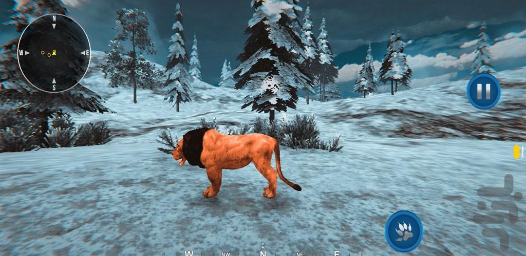 بازی شیر وحشی | حیات وحش - Gameplay image of android game