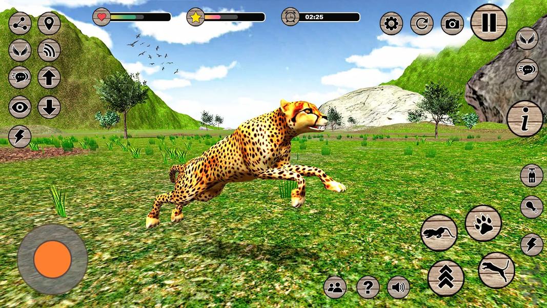 بازی حیات وحش در جنگل های ساوانا - Gameplay image of android game