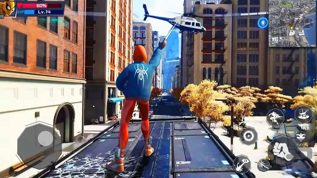بازی اسپایدرمن قهرمان - Gameplay image of android game