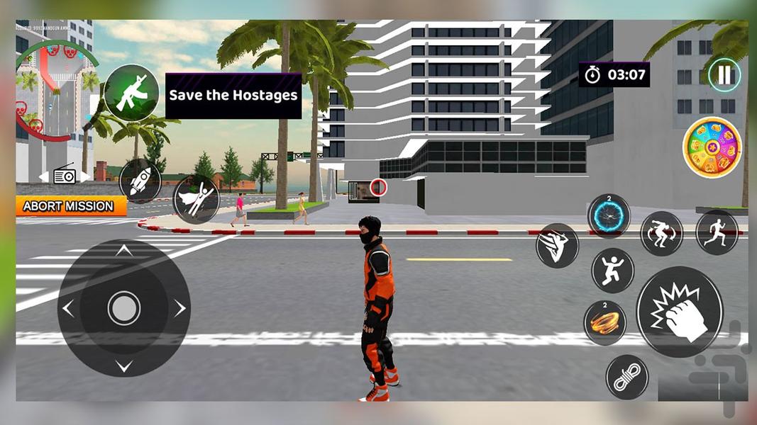 بازی مرد عنکبوتی - Gameplay image of android game