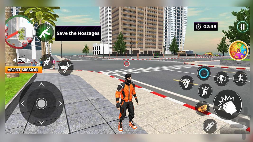 بازی مرد عنکبوتی - Gameplay image of android game