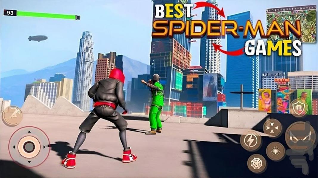 بازی مرد عنکبوتی - Gameplay image of android game