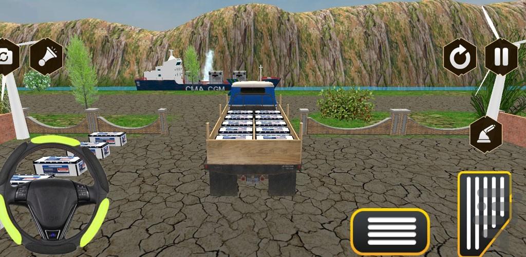 بازی کامیون افرود در گل و لای - Gameplay image of android game