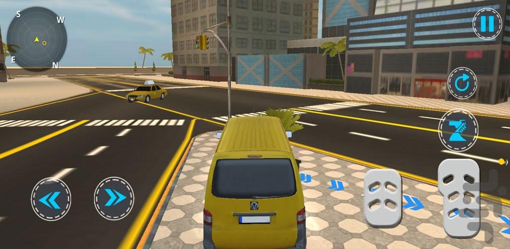 بازی رانندگی با ون در دبی - Gameplay image of android game