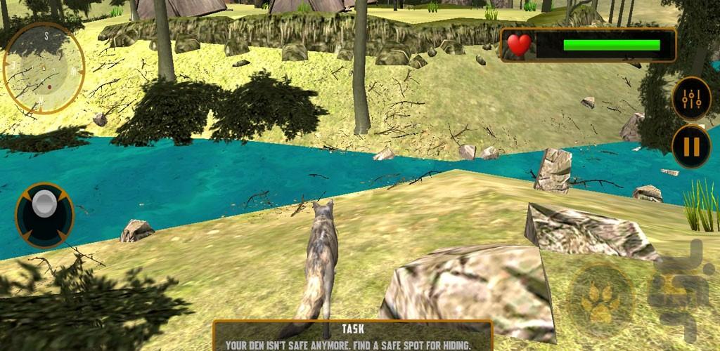 بازی گرگ های وحشی در آمازون - Gameplay image of android game
