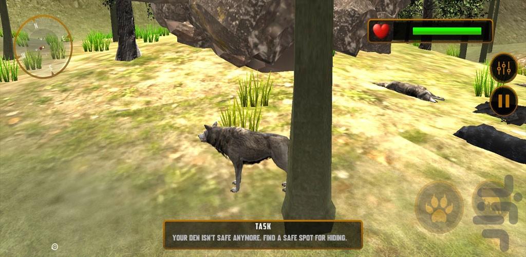 بازی گرگ های وحشی در آمازون - Gameplay image of android game