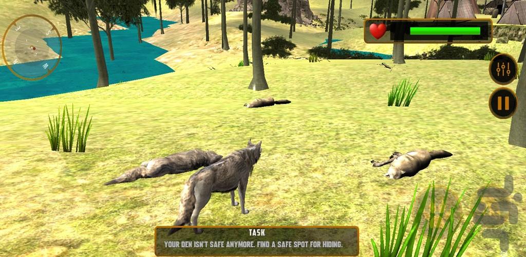 بازی گرگ های وحشی در آمازون - Gameplay image of android game