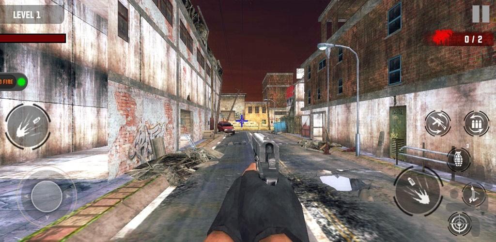 بازی شکار زامبی ها - Gameplay image of android game