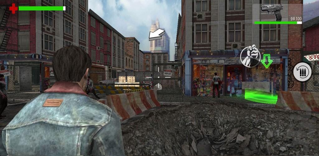 بازی تفنگی زامبی کشی - Gameplay image of android game