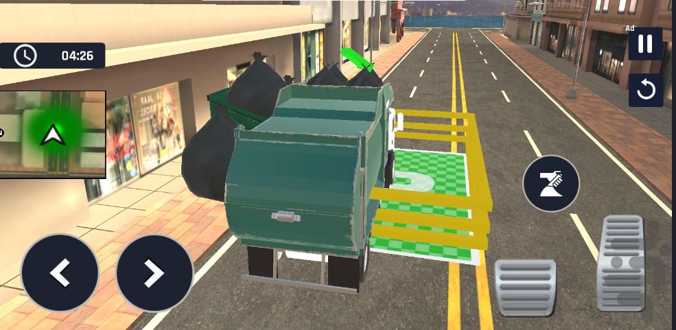 بازی کامیون حمل زباله | ماشین سنگین - Gameplay image of android game