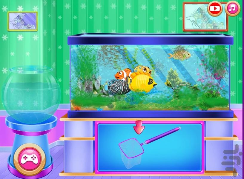 اکواریوم و مراقبت از ماهی - Gameplay image of android game