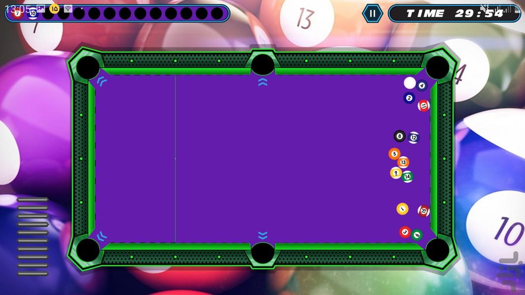 بیلیارد دونفره - عکس بازی موبایلی اندروید