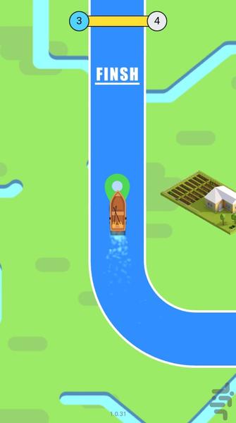 قایق سواری - Gameplay image of android game