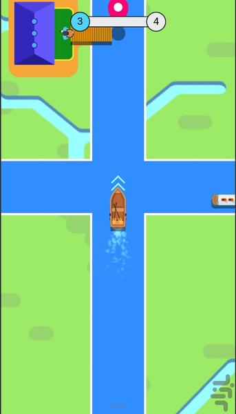 قایق سواری - Gameplay image of android game