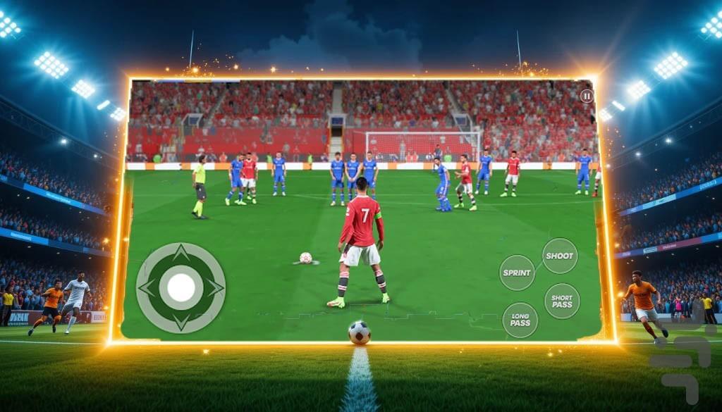 بازی فوتبال 2025 - Gameplay image of android game