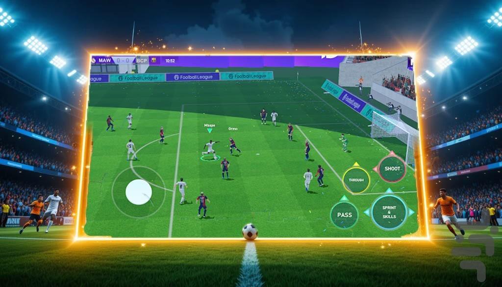 بازی فوتبال 2025 - Gameplay image of android game