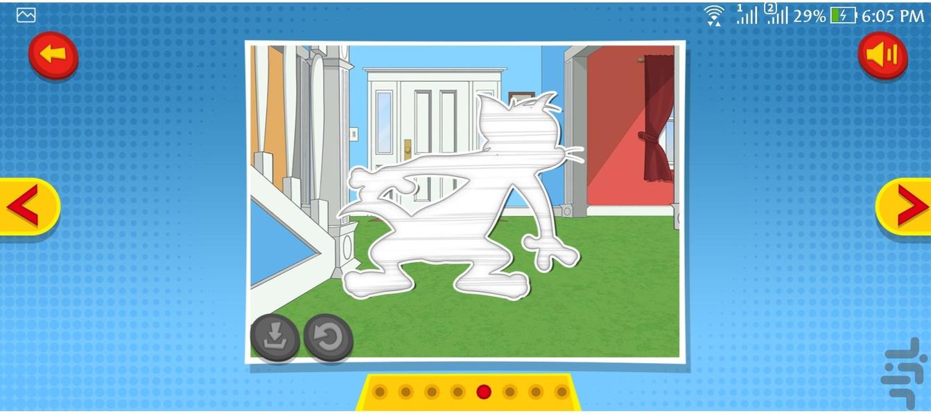 دفتر نقاشی موش و گربه - عکس بازی موبایلی اندروید