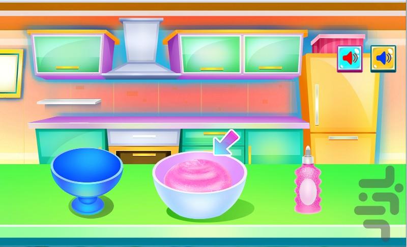 ساخت اسلایم بستنی - عکس بازی موبایلی اندروید