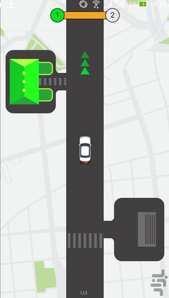 رانندگی تاکسی - Gameplay image of android game