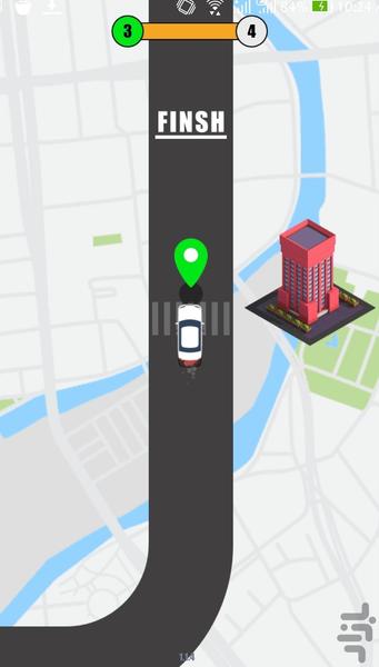 رانندگی تاکسی - Gameplay image of android game
