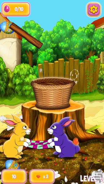 خرگوش های بازیگوش - عکس بازی موبایلی اندروید