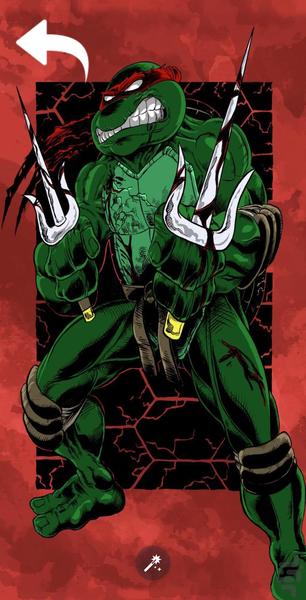 پس زمینه لاکپشتهای نینجا - Image screenshot of android app