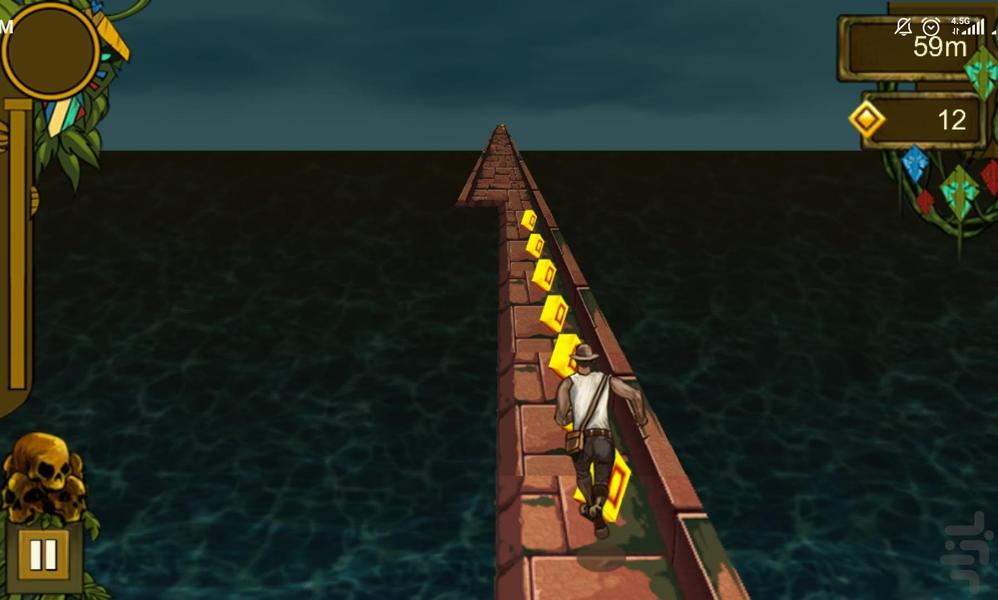 بازی فرار از معبد - Gameplay image of android game