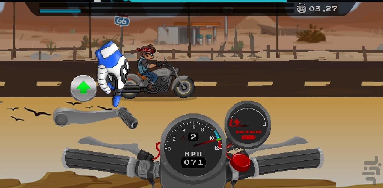 موتورسواری - Gameplay image of android game