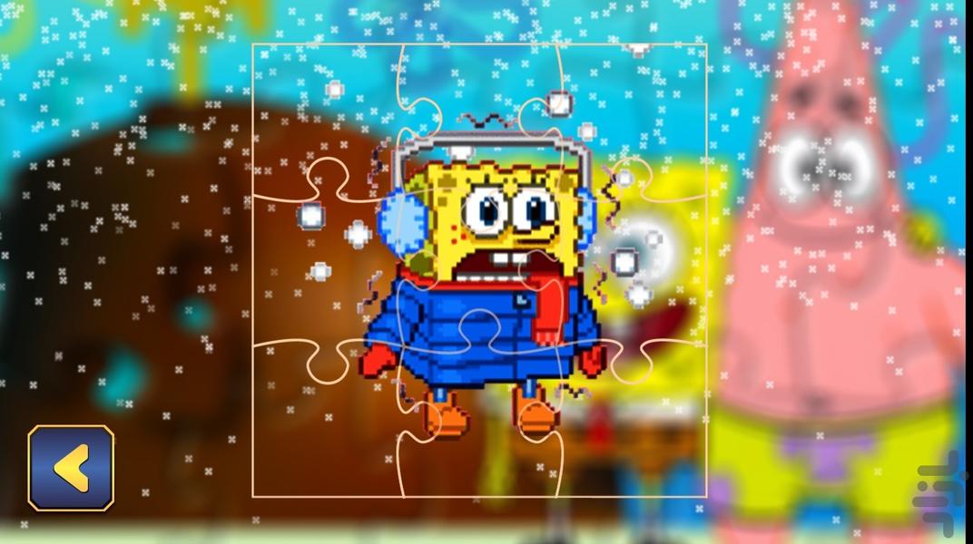 پازل باب اسفنجی - Gameplay image of android game
