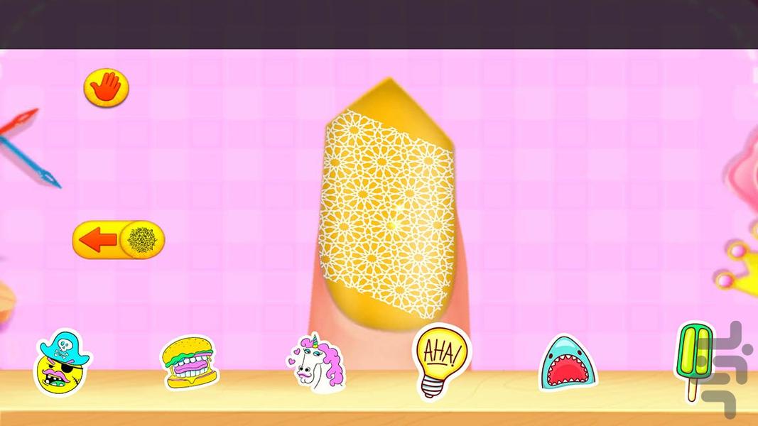 بازی سالن ناخن - Gameplay image of android game
