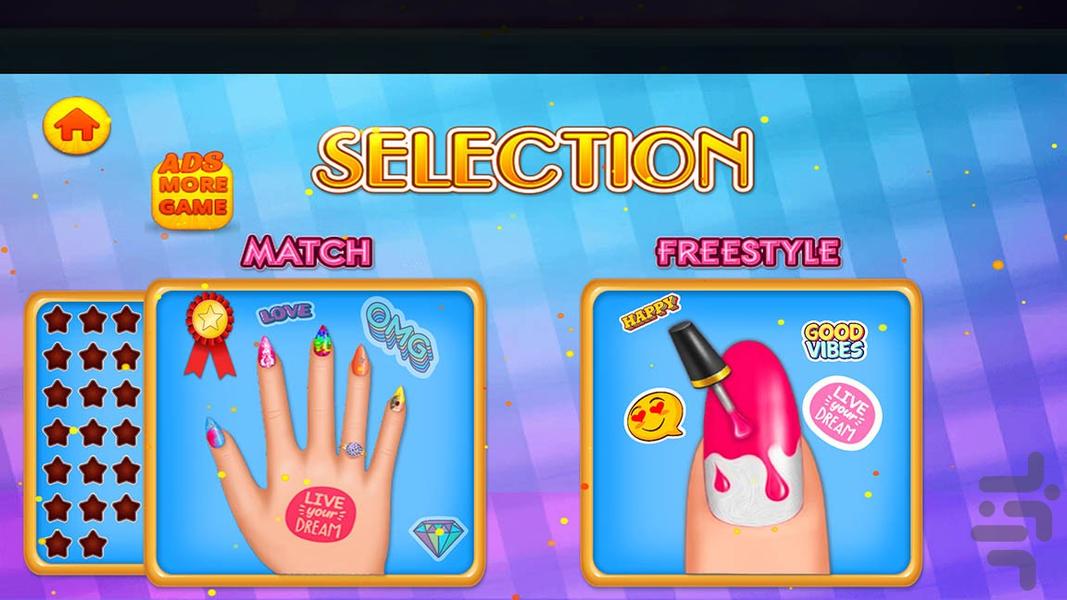 بازی سالن ناخن - Gameplay image of android game