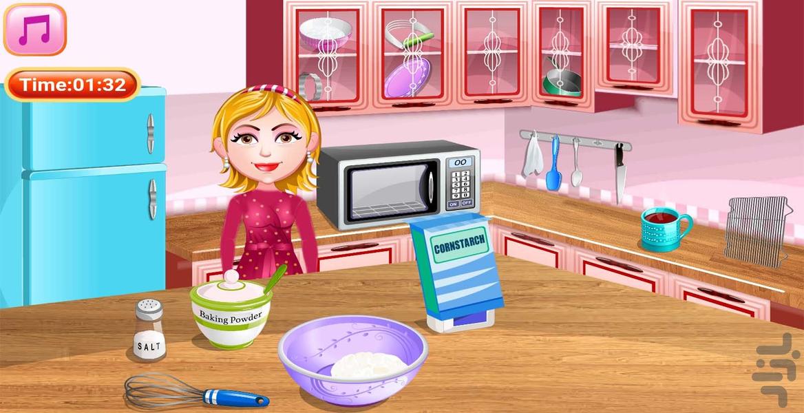 بازی ساخت کیک بیسکوییتی - Gameplay image of android game